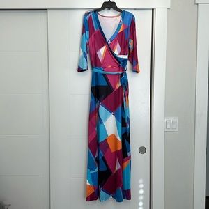 Geometric Printed Dress